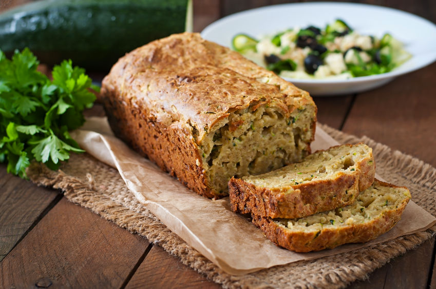 photo pain de courgettes