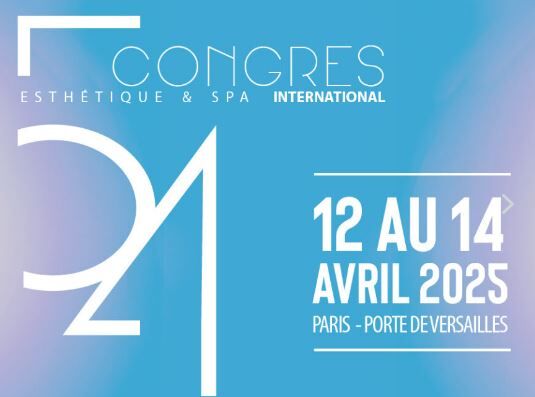 📸 ÉVÉNEMENT À NE PAS MANQUER ! ✨

Du 12 au 14 avril prochains, se tiendra le 54ème Congrès International Esthétique & Spa à Paris Porte de Versailles. 🌺💦

Nathalie sera présente en tant que visiteur pour découvrir les dernières innovations et échanger sur les projets cosmétiques.

Si vous souhaitez discuter de vos projets ou de collaborations dans le domaine de la cosmétique, n'hésitez pas à nous contacter en message privé pour organiser un rendez-vous avec elle !

📍 Lieu : Paris Porte de Versailles
📆 Dates : Du 12 au 14 avril

#CongrèsEsthétique #Cosmétique #Innovation #MadeInFrance #BienÊtre #BeautéNaturelle #Bio #Esthétique #Spa